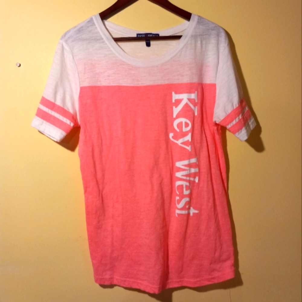 Women's Basix Of America Key West T-Shirt.